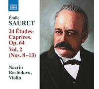 Emile Sauret Émile Sauret: 24 Études-Caprices, Op. 64 - Volume 2 (CD) Album