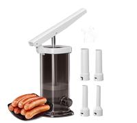 Sausage Stuffer Machine, Heavy Duty Meat Filler, 4,1 × 7 pollici, Fast Manual Sausage Maker, Large Capacity Kitchen Tool ol, Professional Meats Stuffer for Homemade Cooking