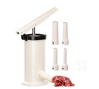 Sausage Stumper - 2L Capacity Food Grade PP, Sausage Maker | 4 tubi di riempimento con ripieno di carne di alimentare facili da pulire, principio di leva per risparmio energetico | Attrezzatura