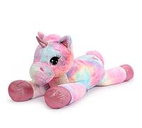 Sausudols Peluche Unicorno Gigante 60cm - Peluche Tenero Jumbo per Ragazze Morbido Cuscino di Peluche Unicorno Regalo per Compleanno, Natale, San Valentino Rosa