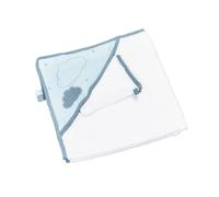 Sauthon - Mantello da bagno e guanto da bagno, colore: Viola