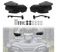 SAUTVS Kit di paramani con staffe di montaggio per Polaris Sportsman Scrambler 400 450 570 850 XP 1000 2007-2024, accessori protettivi neri (2 pezzi, ricambio #2876846, 2879380)