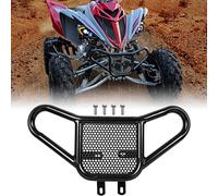 SAUTVS Kit Montaggio Paraurti Anteriore per Yamaha Raptor YFM 700 2006-2022, Paraurti Anteriore Alluminio Nero Compatibile con Yamaha Raptor YFM 700 / 700R 2006-2023 Accessori