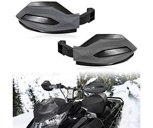 SAUTVS Paramani Protezione Deflettore Vento per Ski-Doo, Paramani in Plastica Manubrio Deflettori Aria Kit per Ski-Doo REV Neo XS XM XP XR XU Accessori (2 Pezzi Sostituire # 860200712)