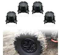 SAUTVS Tire Wheel Hub Caps, Black Center Cap Cover for Can-Am Maverick X3 Turbo R 2017-2020 Accessories (4PCS)