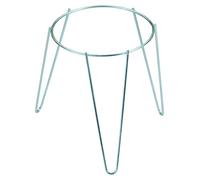 Sauvic 03055-Supporto per vasi, da pavimento, zincato, 14 cm.