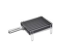 Sauvic Barbecue da Tavolo Inossidabile 25x20 cm con cassetto
