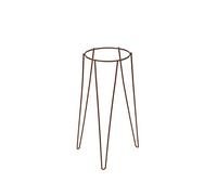 Sauvic Fioriera effetto ruggine da 24 cm di diametro con piedi da 80 cm