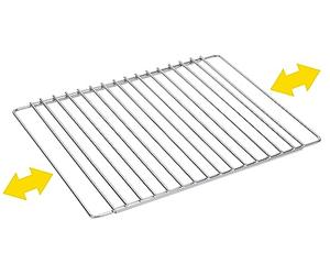 Sauvic Griglia per Forno Professionale cromata Estensibile da 42 a 60 cm