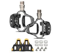 SAVADECK Pedali per bici da strada, pedali in lega di alluminio con tacchetti per Shimano/Look System, pedali autobloccanti da 9/16 pollici, per bici da strada, corsa, MTB Spin Bike (Carbon SPD)