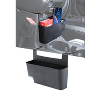 Savadicar Organizer portaoggetti da appendere per console centrale, vassoio in ABS per bracciolo per Jeep Wrangler JL JLU 4XE 2018-2024 e Jeep Gladiator JT, accessori interni, nero