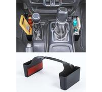 Savadicar Scatola portaoggetti GT-2 per Console del Cambio, Organizer per Vassoio Laterale Compatibile con Jeep Wrangler JL JLU e Gladiator JT 2018-2024, Accessori Interni, Nero, 1 Pezzo