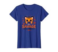 Savage But Cute About It Tiger Cub Paw Maglietta, Donna, Blu Reale, 3XL