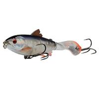 Savage Gear 3D Smashtail - Esca topwater per pescatori di predatori, imitazione di trota piccola per bass e lucci, pesca in laghi, stagni e fiumi d'acqua dolce Black Ghost 10 cm