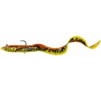 Savage Gear 4D Real Eel - Pesce di Gomma per luccio, Colore: Golden Ambulance, Lunghezza/Peso: 20 cm / 38 g
