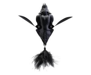 Savage Gear Bat 3D Bat - Bat Wobbler per pesca spinning su luccio e pesce persico, Topwater Bait, esca per superficie, esca per luccio, colore: nero, lunghezza/peso: 12,5 cm - 54 g