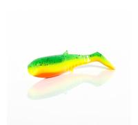 Savage Gear Cannibal Shad - Esca da pesca in acqua dolce, firecracker, 12,7 cm, per pesce persico, lucioperca, trota e persico, azione di precisione a coda di calcio, arricchita con profumo
