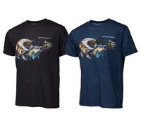 Savage Gear Cannibal T-Shirt, Bleu, L Unisex