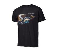 Savage Gear Cannibal Té Black Maglietta Angelshirt Pescatore Div. Mod. Taglie