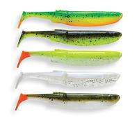 Savage Gear Craft Bleak Clam Mix - esca artificiale in plastica morbida per pesce persico, luccio e trota, esca per la pesca in acque scure e limpide con azione di spinta, Dark Water Mix 7 cm