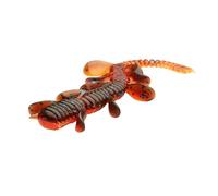 Savage Gear Craft Crawler - Esca per pesce persico, persico spigola, trota - senza erbacce, profumata e salata - versatile per pescatori d'acqua dolce e salata Motor Oil UV 10 cm