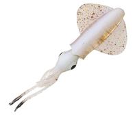 Savage Gear Esca in gomma per pesca d'altura su merluzzo 5 cm 0,8 g Swim Squid 50 LRF, colore: Green Eye