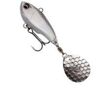 Savage Gear, Fat Tail Spin 24 g, bianco e argento