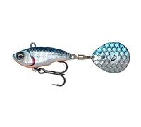 Savage Gear Fat Tail Spin affondamento - Jig Spinner, dimensione/peso/colore: 6,5 cm/16 g/blu argento