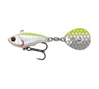 Savage Gear Fat Tail Spin affondamento Jig Spinner, dimensione/peso/colore: 8 cm/24 g / limone Back Flash