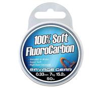Savage Gear Lenza in fluorocarbonio Soft 35 m trasparente (0.49 mm / 35 m)