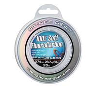 Savage Gear - Filo da pesca Fluorocarbon Soft Line, 0.60mm 20m 21.6kg 48lb