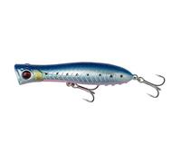 Savage Gear Gravity Popper - esca artificiale ad alte prestazioni per pescatori di predatori, ideale per lucci, spigole e altro ancora,perfetta per la pesca in acqua salata White Glow 9 cm