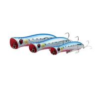 Savage Gear Gravity Popper - esca artificiale ad alte prestazioni per pescatori di predatori, ideale per lucci, spigole e altro,perfetta per la pesca in acqua salata Black Mullet 11 cm
