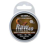 Savage Gear Last Misuratore Grezzo 49 0.54mm 23kg 50lb Non Rivestito Marrone 10m (54894)