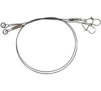 Savage Gear, lenza jerkbait in acciaio al titanio, 30 cm, 0,6 mm, 25 kg, 2 setali in titanio per la pesca al luccio, lenza in titanio