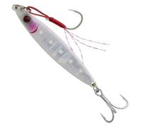 Savage Gear Micro Jig per pesca marina, 3 cm, 5 g, Flatline TG, colore: UV White Glow