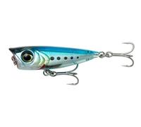 Savage Gear Micro Popper - Ultra-Realistic Topwater Lure for Saltwater & Freshwater - Bass, Trout & Predator Fish - Long-Casting, Loud Popping & Rattling Action, Multiple COLORs & Sizes