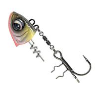 Savage Gear Monster Vertical Heads 1 testa per esca in gomma, colore: Perch, dimensione/peso: 1/0/60 g