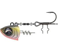 Savage Gear Monster Vertical Heads 1 testa per esca in gomma, colore: Perch, dimensione/peso: 1/0/80 g