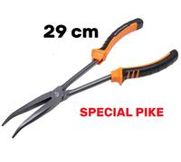SAVAGE GEAR MP LONG BEND NOSE PLIER PINZA SLAMATORE IN ACCIAIO LUCCIO 29 CM