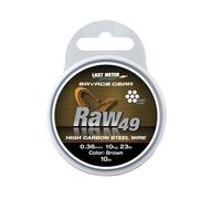 Savage Gear Raw 49 Uncoated Brown 10m Pike leaders