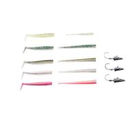 Savage Gear Sandeel Kit 25 pezzi assortimento di sandali + scatola...