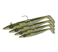 Savage Gear Sandeel V2 - Imitazione di sambuco super realistica con azione vivace, ideale per pesci predatori in acqua salata, luccio, spigola e lucioperca Rosa Perla Argento 12 cm