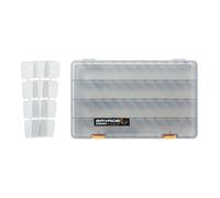 Savage Gear - Scatola per Esche 6B Profonda - Tre Scomparti fissi Plus Regolabili con pinzetta