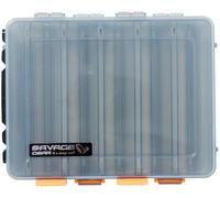 Savage Gear - Scatola per Esche Corta su 2 Lati (Lurebox 2 Sided Short) Tacklebox da Pesca su Entrambi i Lati