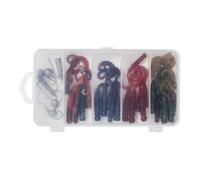 Savage Gear Set di esche Pro Grub Kit - 40 gommini + accessori (458753031, 248049011) - 52 pezzi