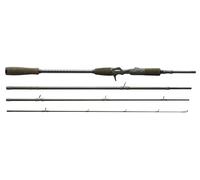 Savage Gear SG4 Canna da viaggio Gioco veloce Baitcast - Canna da lancio a 4 pezzi ad alte prestazioni per la pesca ai predatori, per lucci e spigole in acqua dolce e salata 2.21M 15-40G