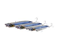 Savage Gear Slap Walker Topwater Lure per pescatori - Superficie scanalata, design a getto ultra-lungo, Spigola, Barracuda e altri pesci predatori, ideale per le acque salate Golfball 12,5 cm