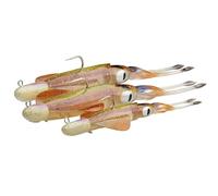 Savage Gear Swim Squid RTF - Esca da pesca d'altura per predatori d'acqua salata - Imitazione di calamaro con azione di nuoto naturale e profumo, preconfezionata, occhio verde 25 cm