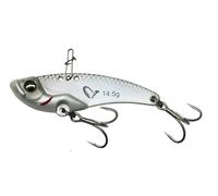 Savage Gear Vib Blade - Lama da lancio lunga con azione vibrante e lampeggiante, ideale per pesce persico, luccio e lucioperca in acqua dolce e salata, bianco perla 5,5 cm
